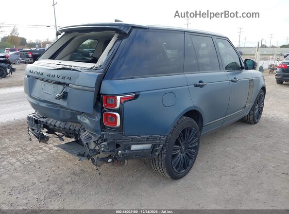 SALGS2RU7NA462995 2022 LAND ROVER RANGE ROVER Blue Rear right