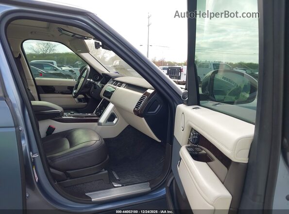 SALGS2RU7NA462995 2022 LAND ROVER RANGE ROVER Blue Front interior view