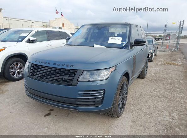 SALGS2RU7NA462995 2022 LAND ROVER RANGE ROVER Blue Front left