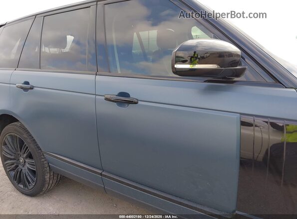 SALGS2RU7NA462995 2022 LAND ROVER RANGE ROVER Blue Rear interior view