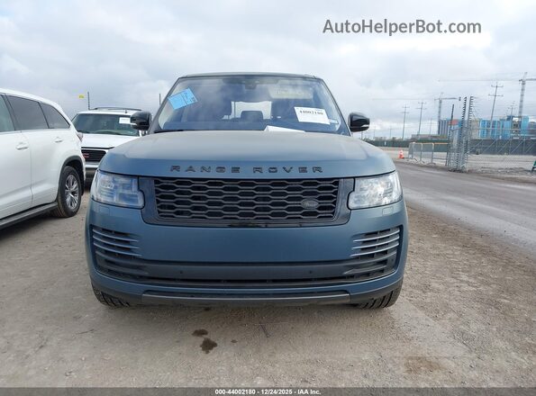 SALGS2RU7NA462995 2022 LAND ROVER RANGE ROVER Blue Instrument cluster view