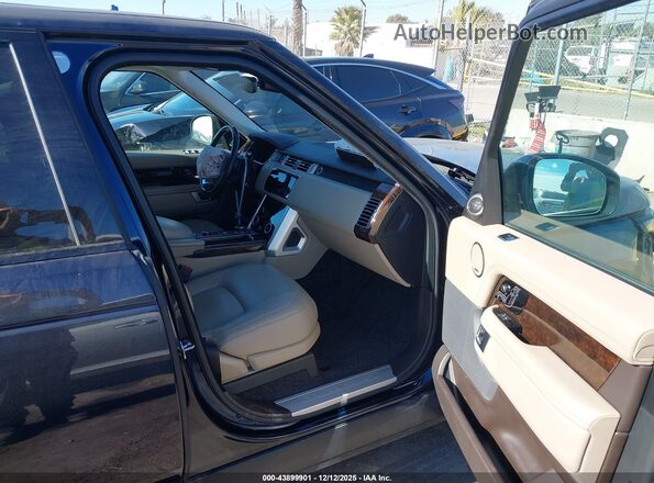 SALGS2RU8LA403337 2020 LAND ROVER RANGE ROVER Dark Blue Front interior view