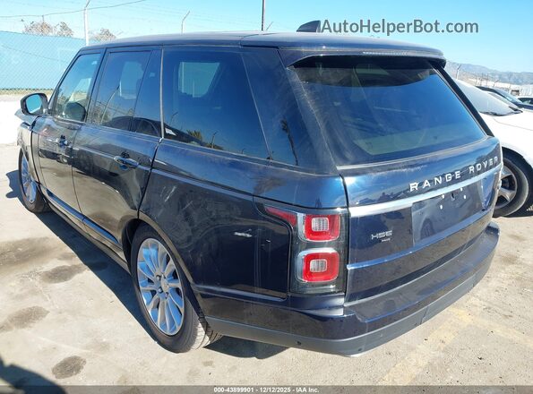 SALGS2RU8LA403337 2020 LAND ROVER RANGE ROVER Dark Blue Rear left