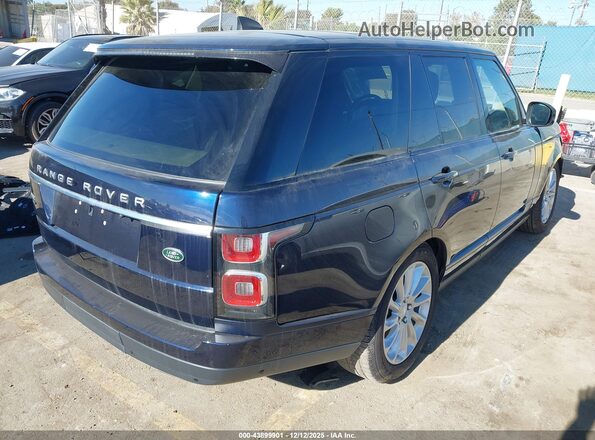 SALGS2RU8LA403337 2020 LAND ROVER RANGE ROVER Dark Blue Rear right