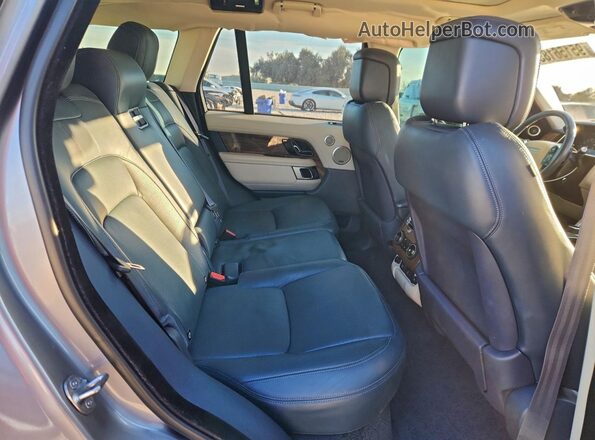 SALGS2SE9NA468378 2022 LAND ROVER RANGE Gray უკანა სალონის ხედი