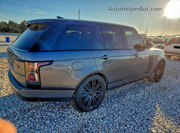 SALGS2SE9NA468378 2022 LAND ROVER RANGE Gray უკანა მარჯვენა