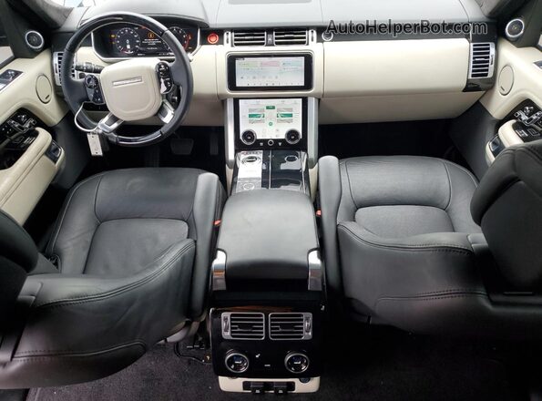 SALGS2SEXLA404895 2020 LAND ROVER RANGE Blue Առջևի վահանակի տեսք