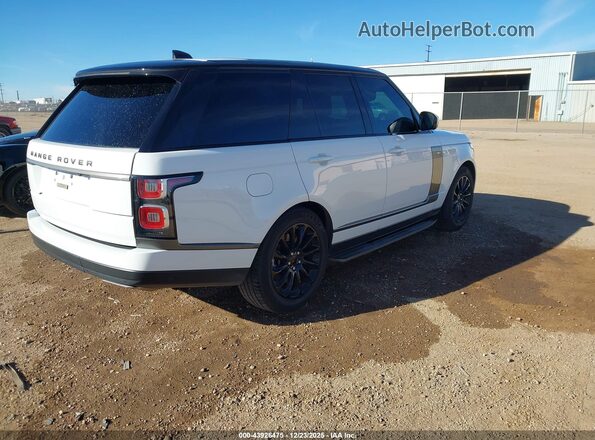 SALGS2SV8JA399791 2018 LAND ROVER RANGE ROVER Белый 