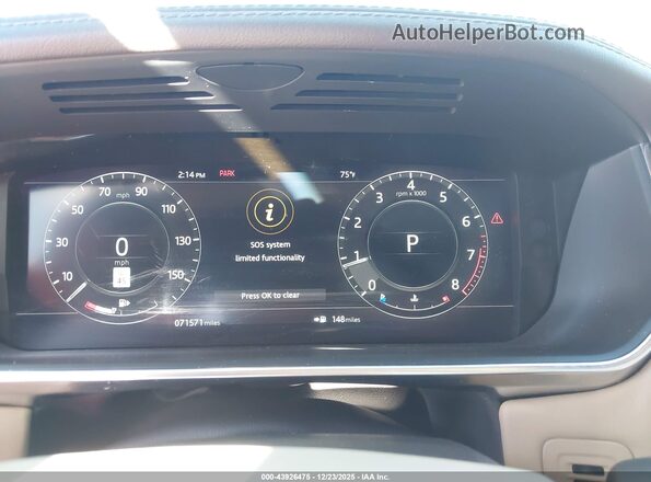 SALGS2SV8JA399791 2018 LAND ROVER RANGE ROVER Белый 