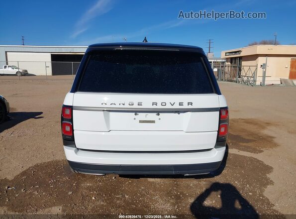 SALGS2SV8JA399791 2018 LAND ROVER RANGE ROVER Белый 