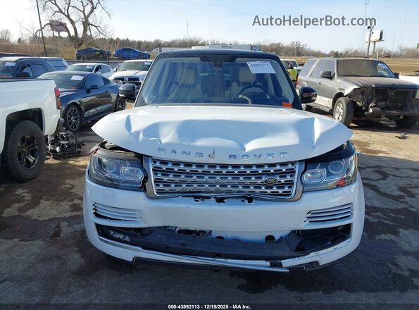 SALGS3EF4GA257683 2016 LAND ROVER RANGE ROVER White Вид щитка приладів
