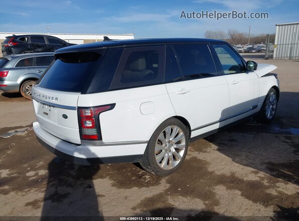 SALGS3EF4GA257683 2016 LAND ROVER RANGE ROVER White Задня права чверть
