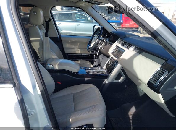 SALGS3EF4GA257683 2016 LAND ROVER RANGE ROVER White Вид салону спереду