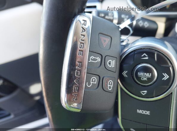 SALGS3EF4GA257683 2016 LAND ROVER RANGE ROVER White Вид панелі приладів