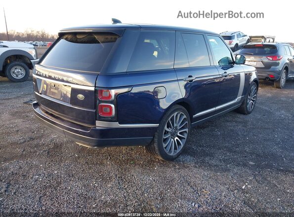 SALGV2REXJA508359 2018 LAND ROVER RANGE ROVER Dark Blue Задняя правая четверть