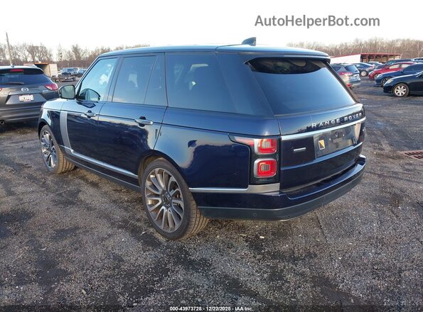 SALGV2REXJA508359 2018 LAND ROVER RANGE ROVER Dark Blue Задняя левая четверть