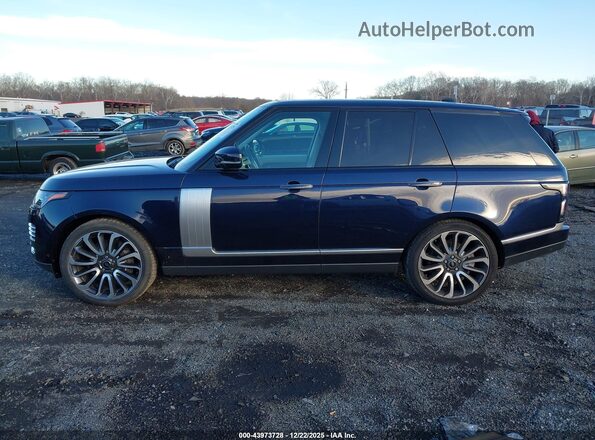 SALGV2REXJA508359 2018 LAND ROVER RANGE ROVER Dark Blue Панорамный вид салона 360°