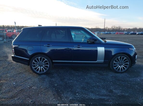 SALGV2REXJA508359 2018 LAND ROVER RANGE ROVER Dark Blue Вид задней части салона