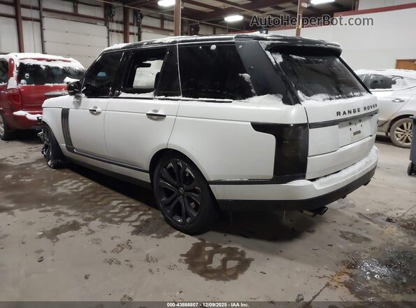 SALGW2FE8HA335453 2017 LAND ROVER RANGE ROVER White Tył lewy