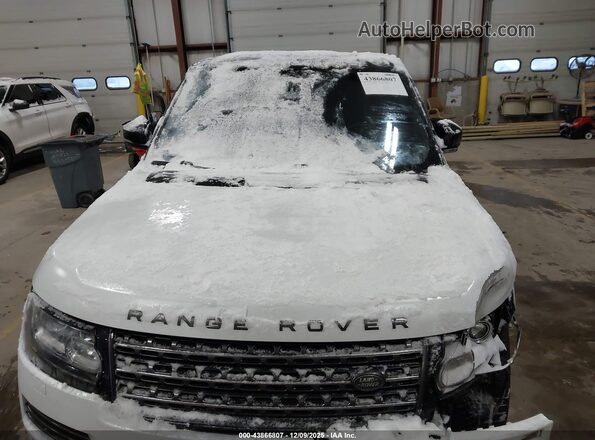 SALGW2FE8HA335453 2017 LAND ROVER RANGE ROVER White Widok zestawu wskaźników