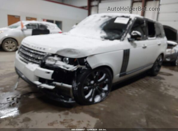SALGW2FE8HA335453 2017 LAND ROVER RANGE ROVER White Przód lewy