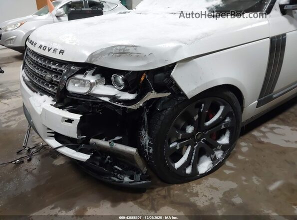 SALGW2FE8HA335453 2017 LAND ROVER RANGE ROVER White Widok z przodu