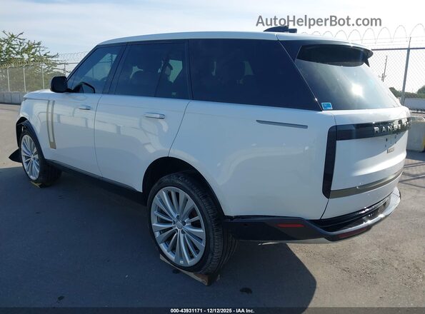 SALKP9FU0SA279250 2025 LAND ROVER RANGE ROVER White უკანა მარცხენა