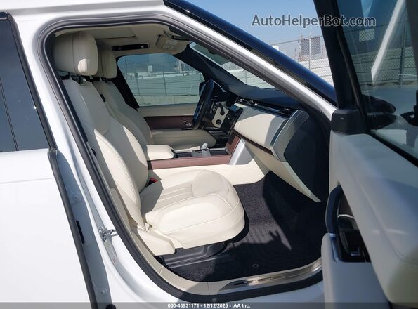 SALKP9FU0SA279250 2025 LAND ROVER RANGE ROVER White წინა სალონის ხედი
