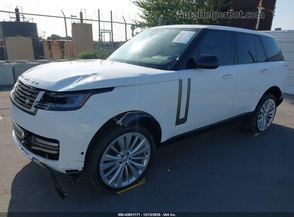 SALKP9FU0SA279250 2025 LAND ROVER RANGE ROVER White წინა მარცხენა ხედი სამი მეოთხედიდან