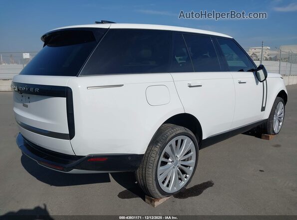 SALKP9FU0SA279250 2025 LAND ROVER RANGE ROVER White უკანა მარჯვენა
