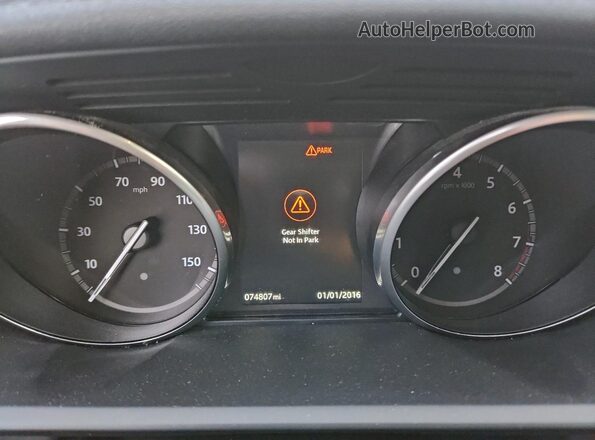 SALRHBBV6HA040361 2017 LAND ROVER DISCOVERY White Widok zestawu wskaźników