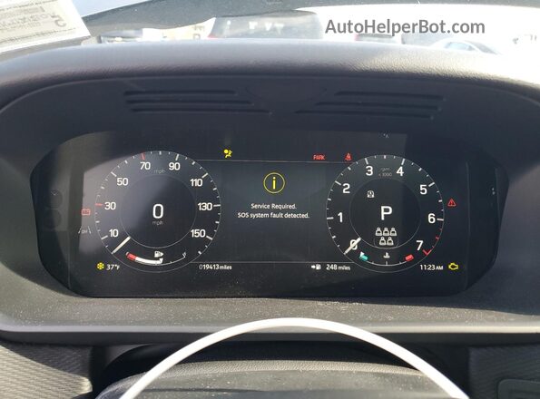 SALRL2EX6R2492303 2024 LAND ROVER DISCOVERY Gray Widok zestawu wskaźników