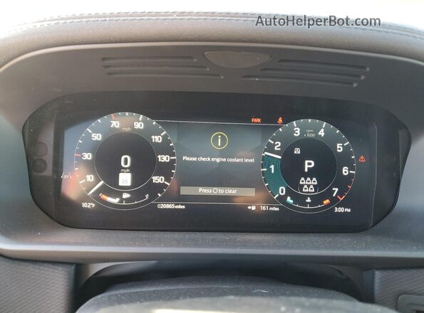 SALRL4EU4R2489739 2024 LAND ROVER DISCOVERY Gray Widok zestawu wskaźników