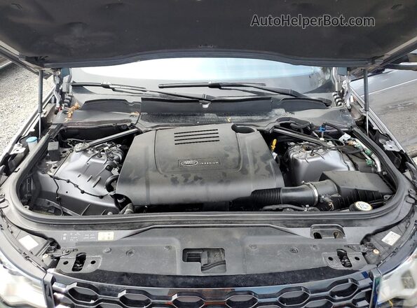 SALRT2RX9M2450694 2021 LAND ROVER DISCOVERY Gray Engine compartment view