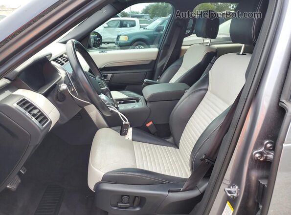 SALRT2RX9M2450694 2021 LAND ROVER DISCOVERY Gray Front interior view