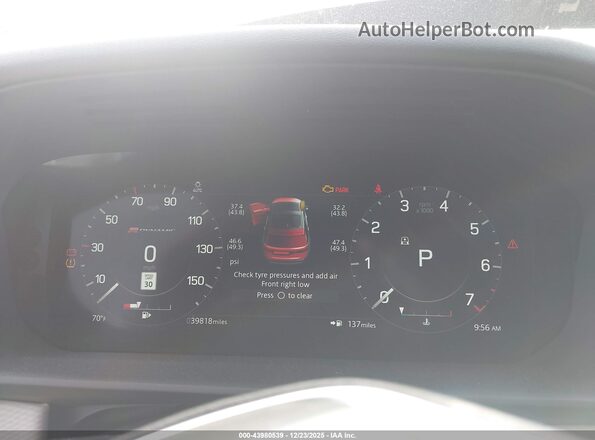 SALRT4EU2N2458323 2022 LAND ROVER DISCOVERY White უკანა სავარძლების ხედი