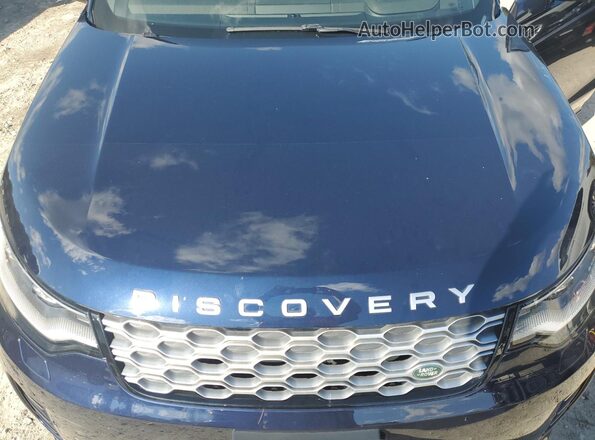 SALRW4EU8P2473175 2023 LAND ROVER DISCOVERY Синий Вид подкапотного пространства