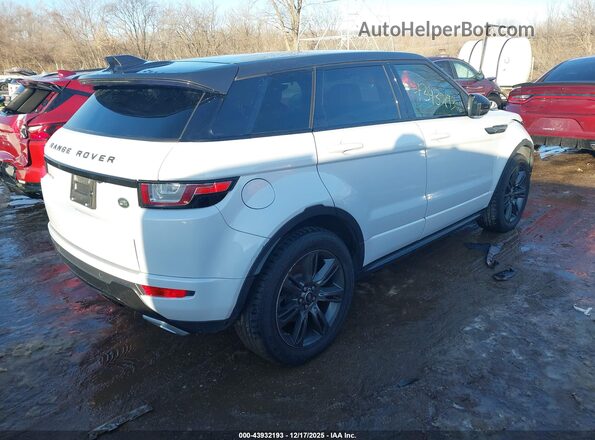 SALVC2RX1JH314096 2018 LAND ROVER RANGE ROVER EVOQUE White Задня права чверть