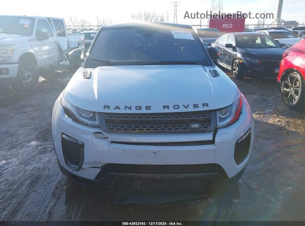 SALVC2RX1JH314096 2018 LAND ROVER RANGE ROVER EVOQUE White Вид щитка приладів