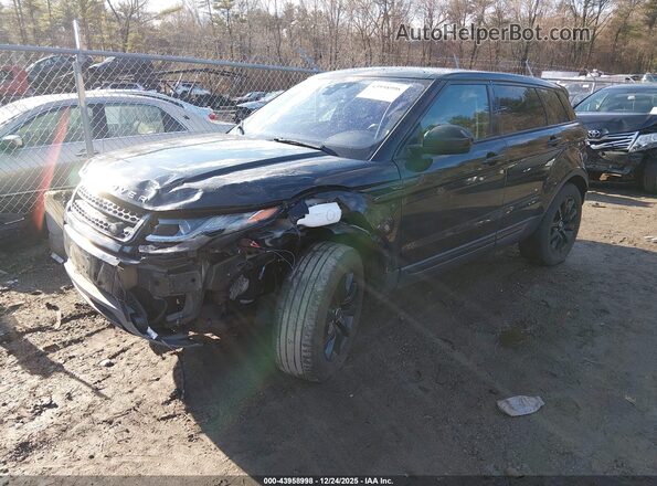 SALVP2RX7KH349862 2019 LAND ROVER RANGE ROVER EVOQUE Black წინა მარცხენა ხედი სამი მეოთხედიდან