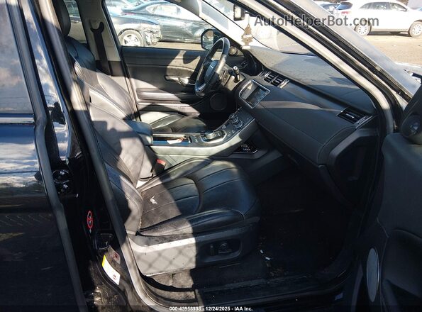 SALVP2RX7KH349862 2019 LAND ROVER RANGE ROVER EVOQUE Black წინა სალონის ხედი