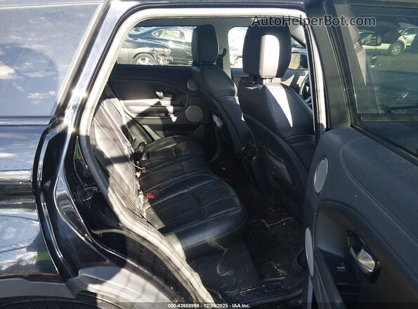 SALVP2RX7KH349862 2019 LAND ROVER RANGE ROVER EVOQUE Black VIN კოდის სტიკერის ხედი