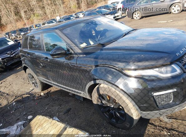 SALVP2RX7KH349862 2019 LAND ROVER RANGE ROVER EVOQUE Black უკანა სალონის ხედი