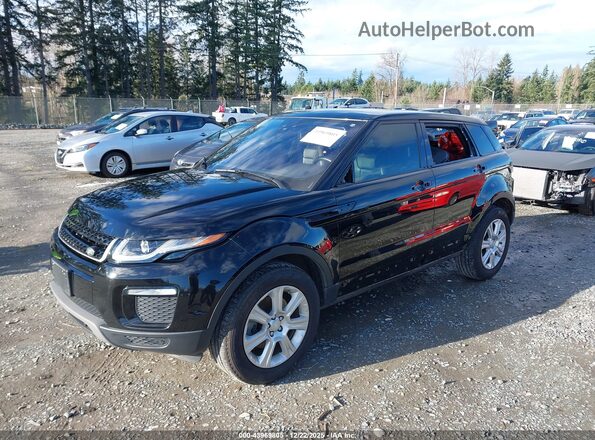SALVP2RX8JH298015 2018 LAND ROVER RANGE ROVER EVOQUE Black Առջևի ձախ երեք քառորդ տեսարան