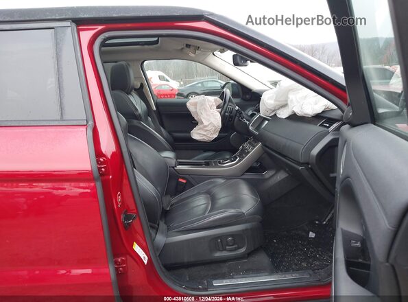 SALVR2RX3JH297963 2018 LAND ROVER RANGE ROVER EVOQUE Красный Вид салона спереди