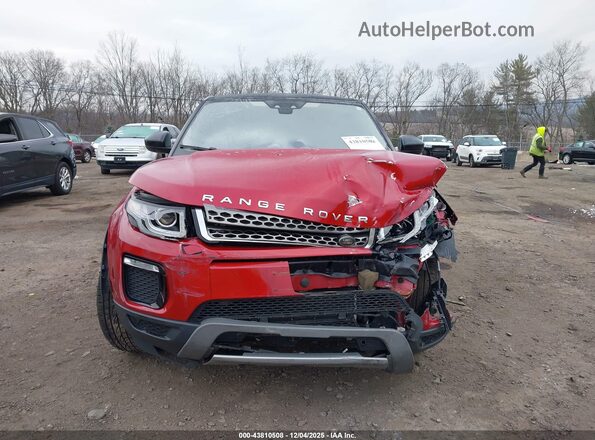 SALVR2RX3JH297963 2018 LAND ROVER RANGE ROVER EVOQUE Красный Вид панели приборов