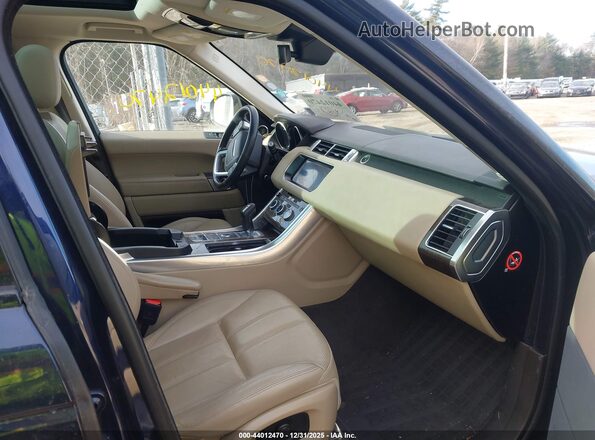 SALWG2FK0HA694536 2017 LAND ROVER RANGE ROVER SPORT Blue Front interior view