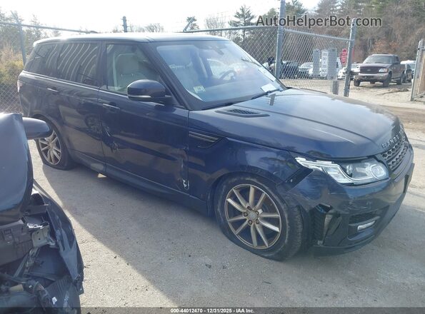 SALWG2FK0HA694536 2017 LAND ROVER RANGE ROVER SPORT Blue Rear interior view