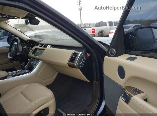 SALWG2FV9HA670651 2017 LAND ROVER RANGE ROVER SPORT Dark Blue Widok wnętrza z przodu
