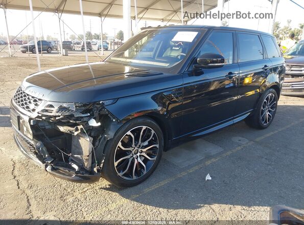 SALWG2RV0JA698727 2018 LAND ROVER RANGE ROVER SPORT Black Առջևի ձախ երեք քառորդ տեսարան